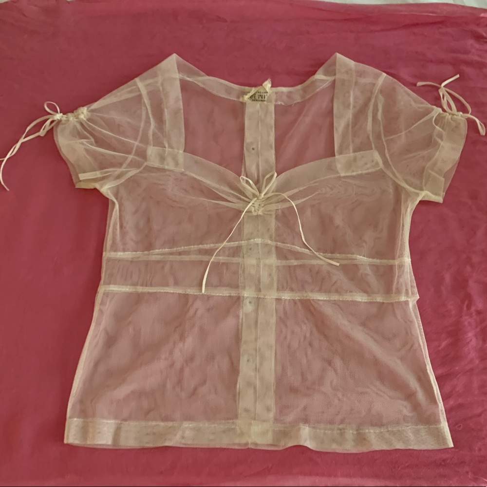 Vintage 90s sheer shirt